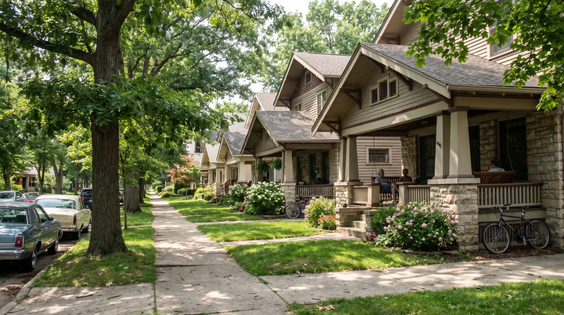 Historic homes in the Midtown area