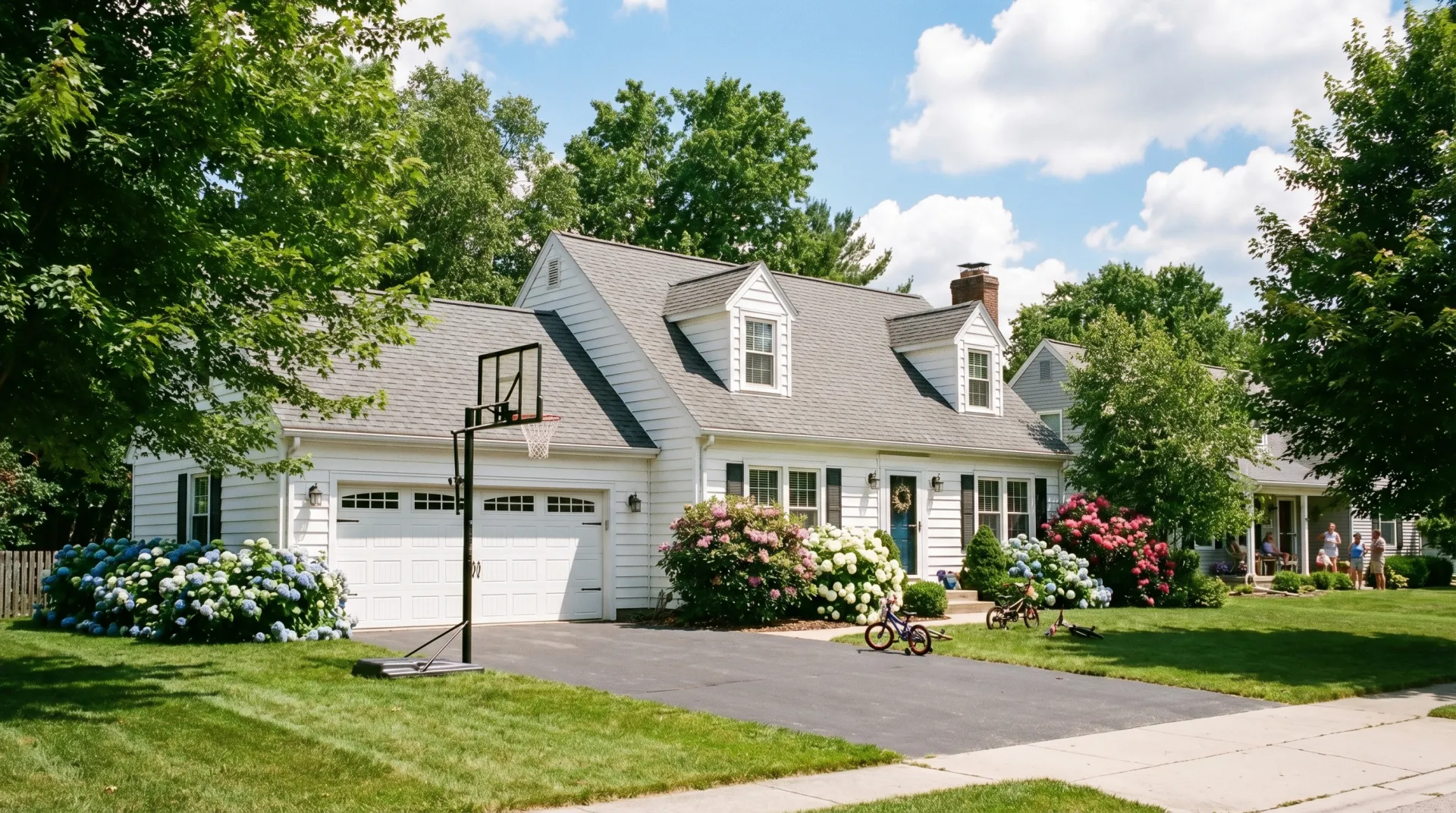 Residential streets in Wyoming area