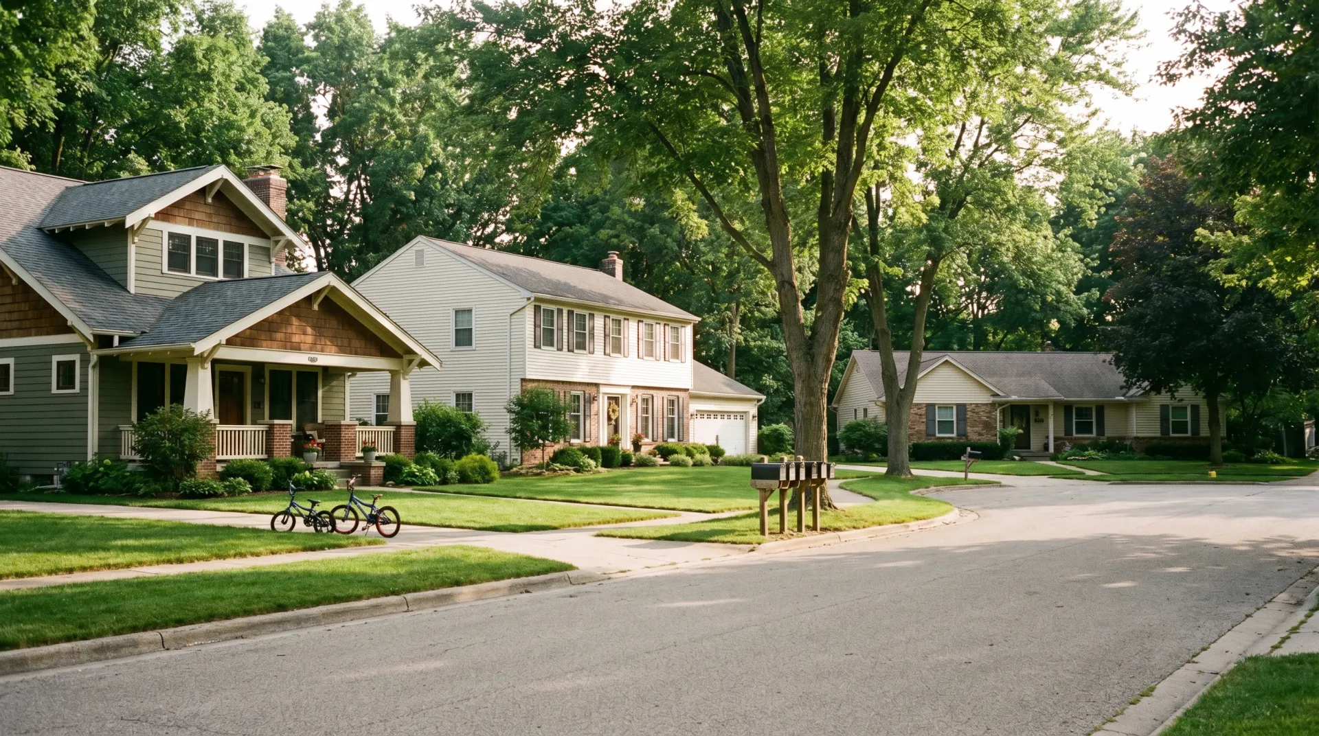 Residential streets in Rockford area
