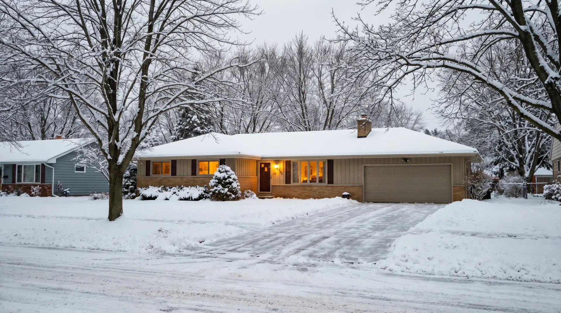 Residential streets in Creston area